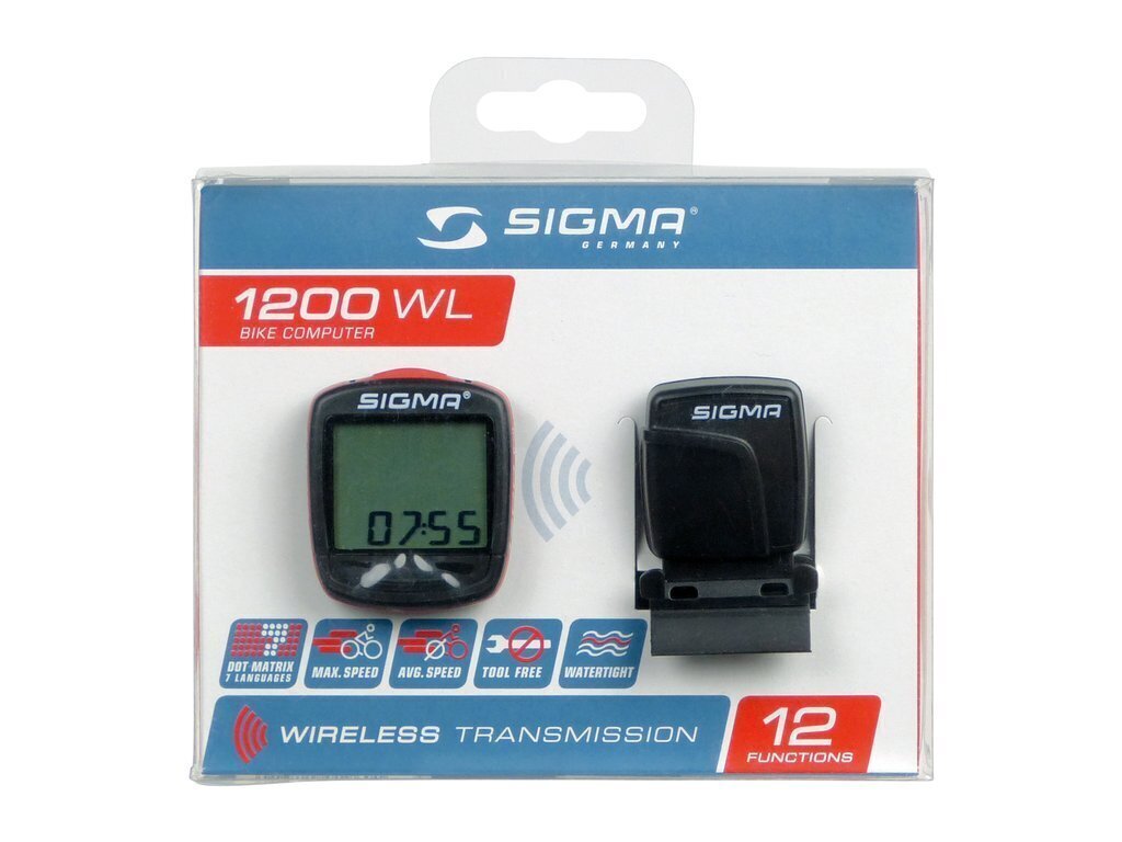 Velosipēdu dators Sigma Baseline 1200 Wireless цена и информация | Velodatori, navigācijas | 220.lv