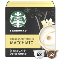 STARBUCKS Dolce Gusto Vanilla Macchiato 12 gab. Kafija kapsulās цена и информация | Кофе, какао | 220.lv