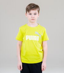 Puma bērna krekls 586985*29, dzeltens/balts цена и информация | Рубашки для мальчиков | 220.lv