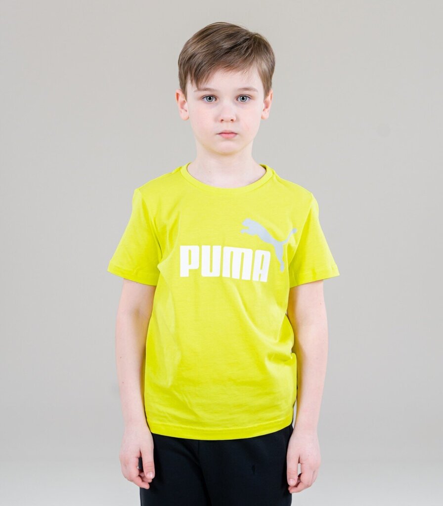 Puma bērna krekls 586985*29, dzeltens/balts cena un informācija | Zēnu krekli | 220.lv