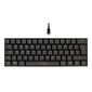 Deltaco Gaming tastatūra 60% mehāniska, brūni slēdži, USB, RGB, Ziemeļvalstu цена и информация | Klaviatūras | 220.lv