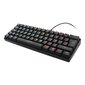 Deltaco Gaming tastatūra 60% mehāniska, brūni slēdži, USB, RGB, Ziemeļvalstu цена и информация | Klaviatūras | 220.lv