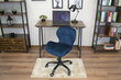 Biroja darba krēsls Noto, velūra, zils cena un informācija | Biroja krēsli | 220.lv