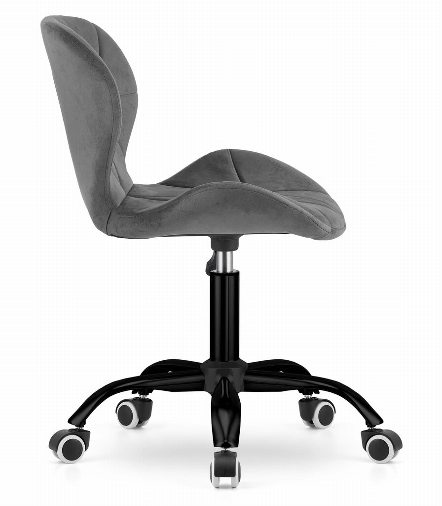Biroja darba krēsls Noto, velūra, pelēks cena un informācija | Biroja krēsli | 220.lv