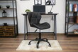 Biroja darba krēsls Noto, mākslīgā āda, melns цена и информация | Biroja krēsli | 220.lv