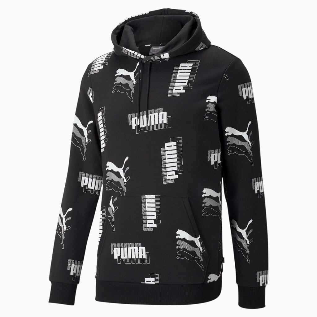 Puma vīriešu sporta jaka 847386*01, melns/balts цена и информация | Vīriešu jakas | 220.lv