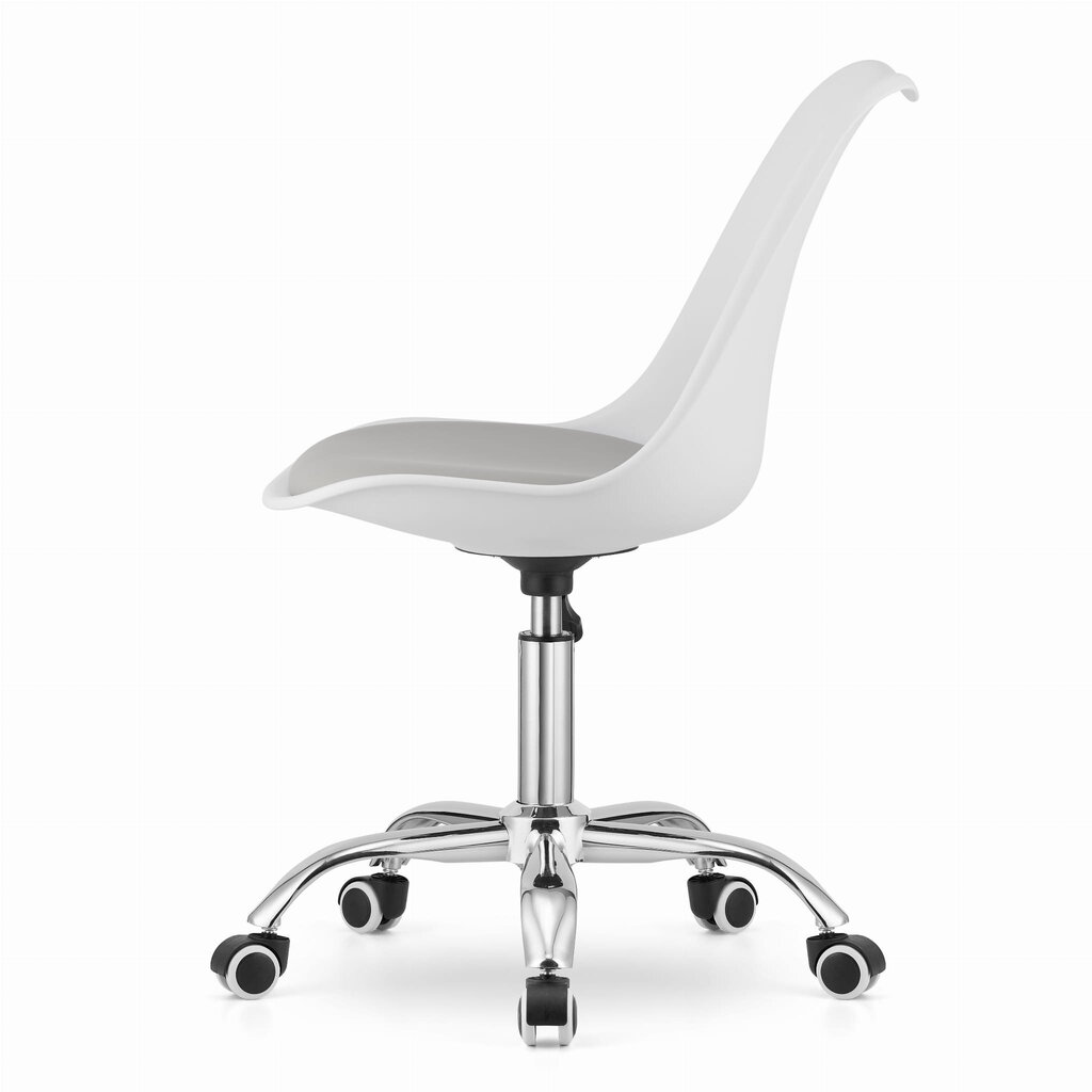 Biroja krēsls Alba, balts/pelēks cena un informācija | Biroja krēsli | 220.lv