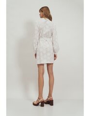 Белое кружевное платье с воротником-стойкой - S167 цена и информация | Платья | 220.lv