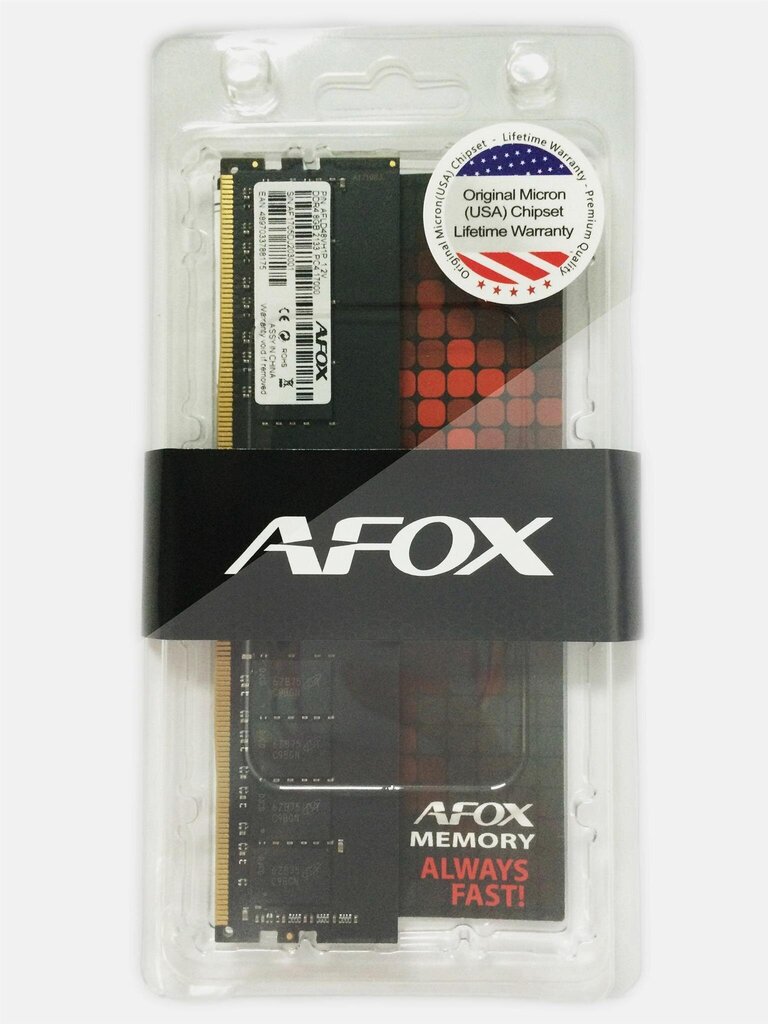 Afox RAM DDR4 16G 2400MHZ цена и информация | Operatīvā atmiņa (RAM) | 220.lv