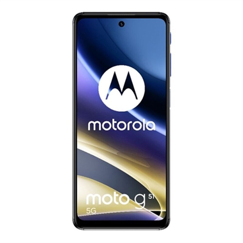 Motorola Moto G51 5G 6,5" FHD 4 GB RAM 128 GB Black цена и информация | Mobilie telefoni | 220.lv