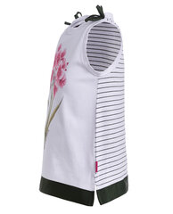 Svītrains T-krekls ar dekoru meitenēm Gulliver, 110*56*51 cm цена и информация | Рубашки для девочек | 220.lv