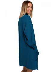 Jaka sievietēm M538 ar šūtām kabatām, zila cena un informācija | Sieviešu džemperi | 220.lv