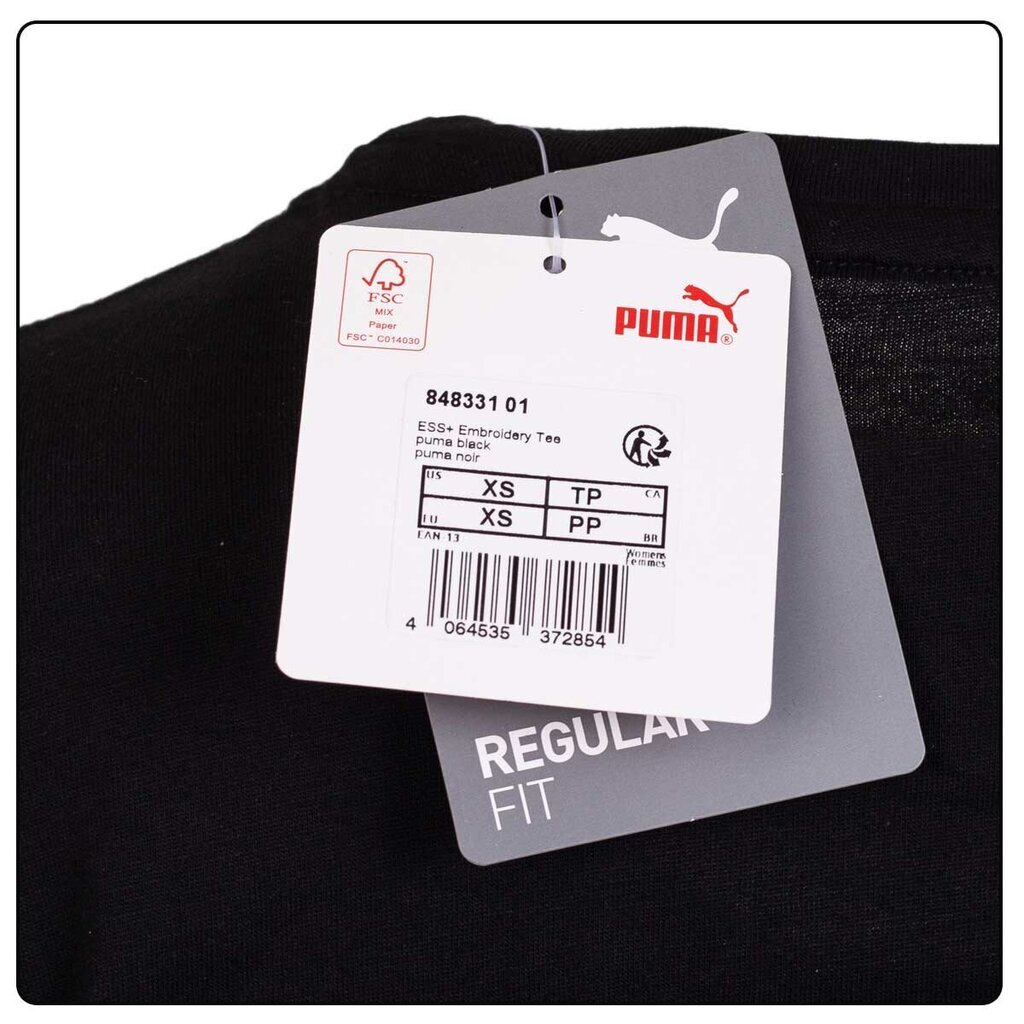 Puma Blūze Ess+ Embroidery Black 848331 01 cena un informācija | Sporta apģērbs sievietēm | 220.lv