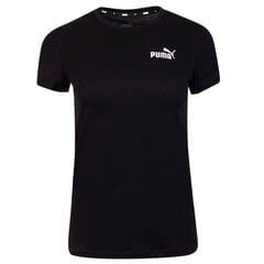 Puma ФУТБОЛКА ЖЕНСКАЯ T-SHIRT ESS EMBROIDERY TEE BLACK 848331 01 43447 цена и информация | Спортивная одежда для женщин | 220.lv