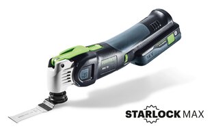 Akumulatora oscilators VECTURO 576593 OSC 18 HPC 4,0 EI-Set Festool cena un informācija | Rokas instrumenti | 220.lv