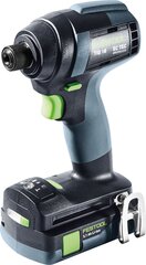 Аккумуляторный ударный импульсный шуруповёрт Festool, TID 18 C 3,1-Plus 576485 цена и информация | Механические инструменты | 220.lv