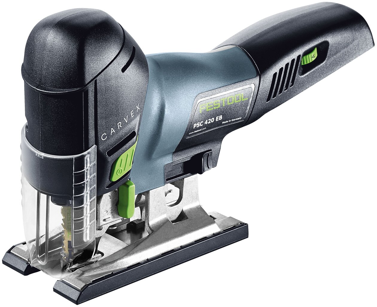 Akumulatora svārstzāģis CARVEX 576521 PSC 420 EB-Basic Festool цена и информация | Zāģi, ripzāģi | 220.lv