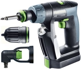 Akumulatora urbjmašīna 576093 CXS 2,6-Set Festool цена и информация | Шуруповерты, дрели | 220.lv