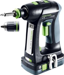 Festool Аккумуляторная дрель-шуруповёрт C 18 HPC 4,0 I-Plus Promo 21 577187 цена и информация | Шуруповерты, дрели | 220.lv