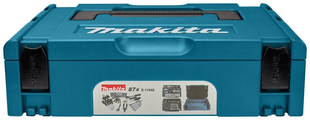 E-11542 87 Rokas instrumentu komplekts Makita цена и информация | Rokas instrumenti | 220.lv