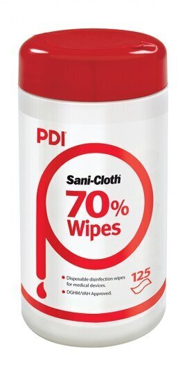 Dezinfekcijas salvetes "Sani-Cloth 70", N125 ar 70% spirtu цена и информация | Pirmā palīdzība | 220.lv