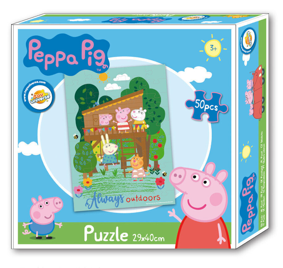 Puzle Peppa Pig, 50 gab. cena un informācija | Puzles, 3D puzles | 220.lv