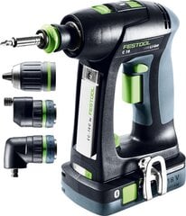 Akumulatora urbjmašīna 576992 C 18 HPC 4,0 I-Set Festool цена и информация | Шуруповерты, дрели | 220.lv