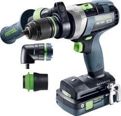 Аккумуляторная дрель-шуруповёрт Festool TDC 18/4 5,2/4,0 I-Set QUADRIVE 577243 цена и информация | Шуруповерты, дрели | 220.lv