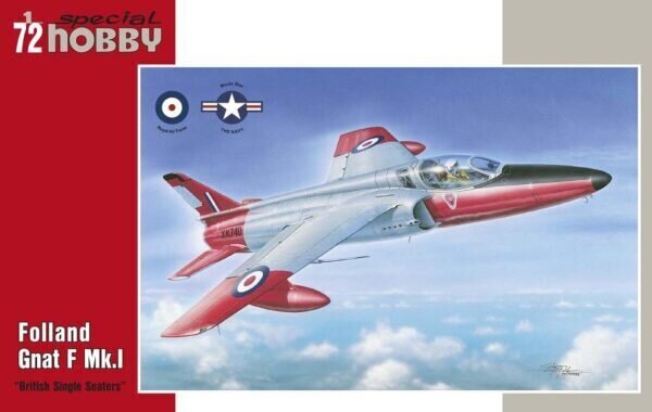 Folland Gnat F Mk.I British Single Seaters 1:72 SPECIAL HOBBY SH72322 cena un informācija | Rotaļlietas zēniem | 220.lv