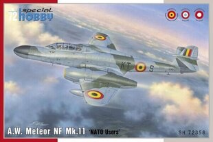 A.W. Meteor NF Mk.11 1:72 SPECIAL HOBBY SH72358 cena un informācija | Rotaļlietas zēniem | 220.lv