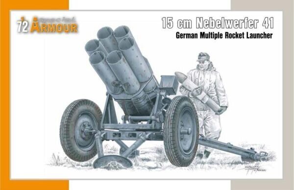 15 cm Nebelwerfer 41 German Multiple Rocket Launcher 1:72 SPECIAL HOBBY SA72026 cena un informācija | Rotaļlietas zēniem | 220.lv