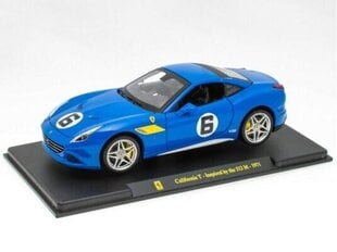 Ferrari California T Inspired by the 512 M - 1971 Blue HACHETTE 1:24 цена и информация | Конструктор автомобилей игрушки для мальчиков | 220.lv