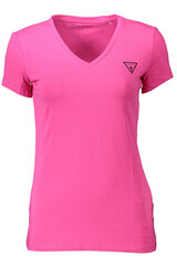 Женская футболка Guess Jeans, розовая цена и информация | Женские футболки | 220.lv