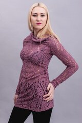 Гипюровая блуза - туника, фиолетовая цена и информация | Туники | 220.lv
