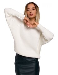 Sieviešu džemperis M537, balts cena un informācija | Sieviešu džemperi | 220.lv