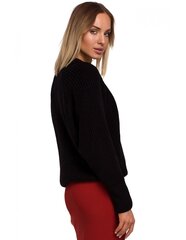 Sieviešu džemperis M537, melns cena un informācija | Sieviešu džemperi | 220.lv