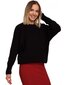 Sieviešu džemperis M537, melns цена и информация | Sieviešu džemperi | 220.lv
