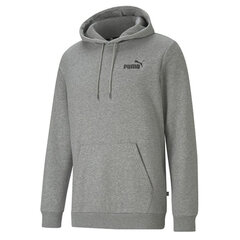 Džemperis vīriešiem Puma Essential Small Logo Hoodie M 586690-03, pelēks cena un informācija | Sporta apģērbs vīriešiem | 220.lv