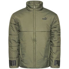 Jaka vīriešiem Puma Essentials Padded Jacket M 587689-44, zaļa цена и информация | Мужские куртки | 220.lv