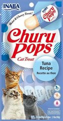 Лакомство Churu Pops для кошек с тунцом 60г цена и информация | Консервы для котов | 220.lv