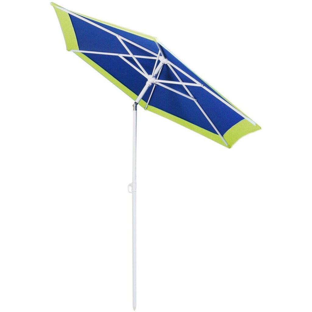 Pludmales lietussargs Royokamp, 200 x 210 cm, zils cena un informācija | Saulessargi, markīzes un statīvi | 220.lv