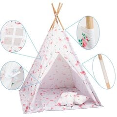 Bērnu telts Enero Wigwam Flaming cena un informācija | Bērnu rotaļu laukumi, mājiņas | 220.lv