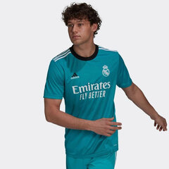 Футболка мужская Adidas Real Madrid Third Jersey M H40951, синяя цена и информация | Футбольная форма и другие товары | 220.lv