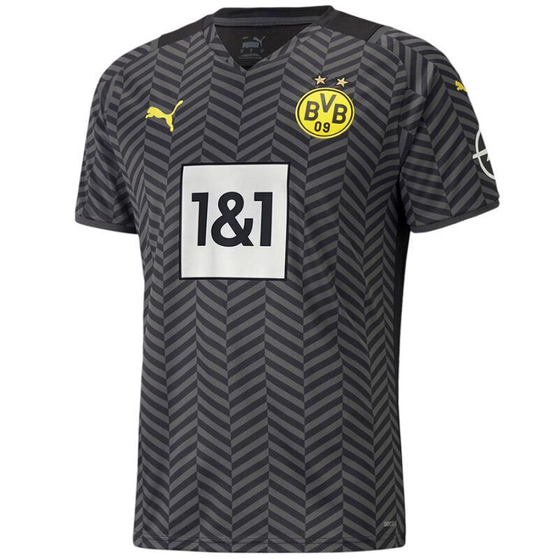 Sporta krekls vīriešiem Puma Borussia Dortmund Away Shirt Replica M 759057 04, melns cena un informācija | Futbola formas un citas preces | 220.lv