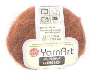 Нитки для вязания YarnArt Kid Mohair Fonseca, цвет тёмно-оранжевый 25T цена и информация | Принадлежности для вязания | 220.lv