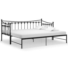 Выдвижной каркас дивана-кровати, 90x200 см, черный цена и информация | Кровати | 220.lv