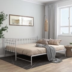 Выдвижной каркас дивана-кровати, 90x200 см, белый цена и информация | Кровати | 220.lv