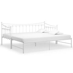 Выдвижной каркас дивана-кровати, 90x200 см, белый цена и информация | Кровати | 220.lv