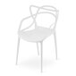4-u krēslu komplekts Kato, balts цена и информация | Virtuves un ēdamistabas krēsli | 220.lv