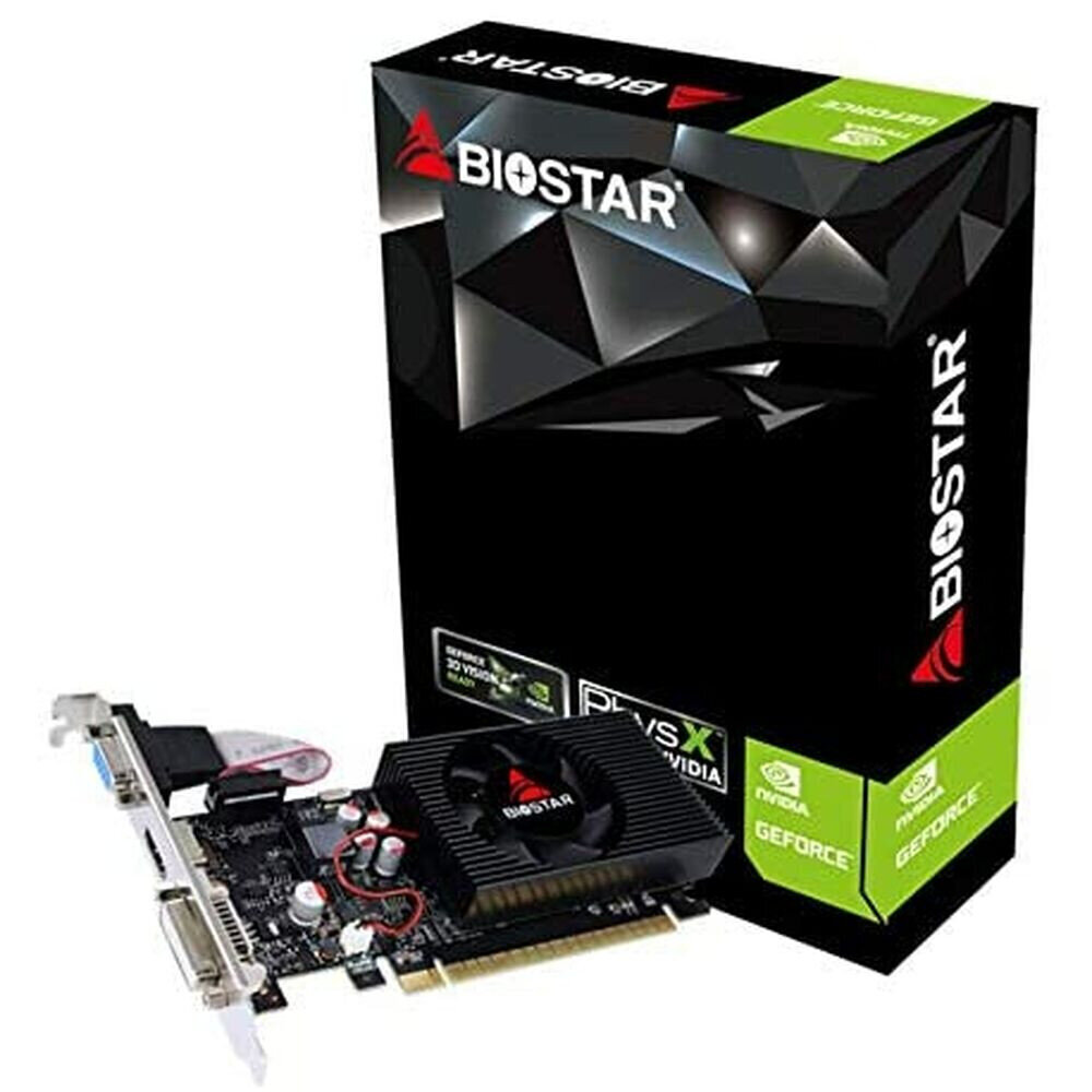 Biostar NVidia GT 730 LP 2 GB DDR3 цена и информация | Videokartes (GPU) | 220.lv